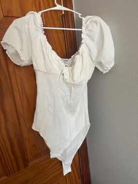 Topshop NWT white bodysuit